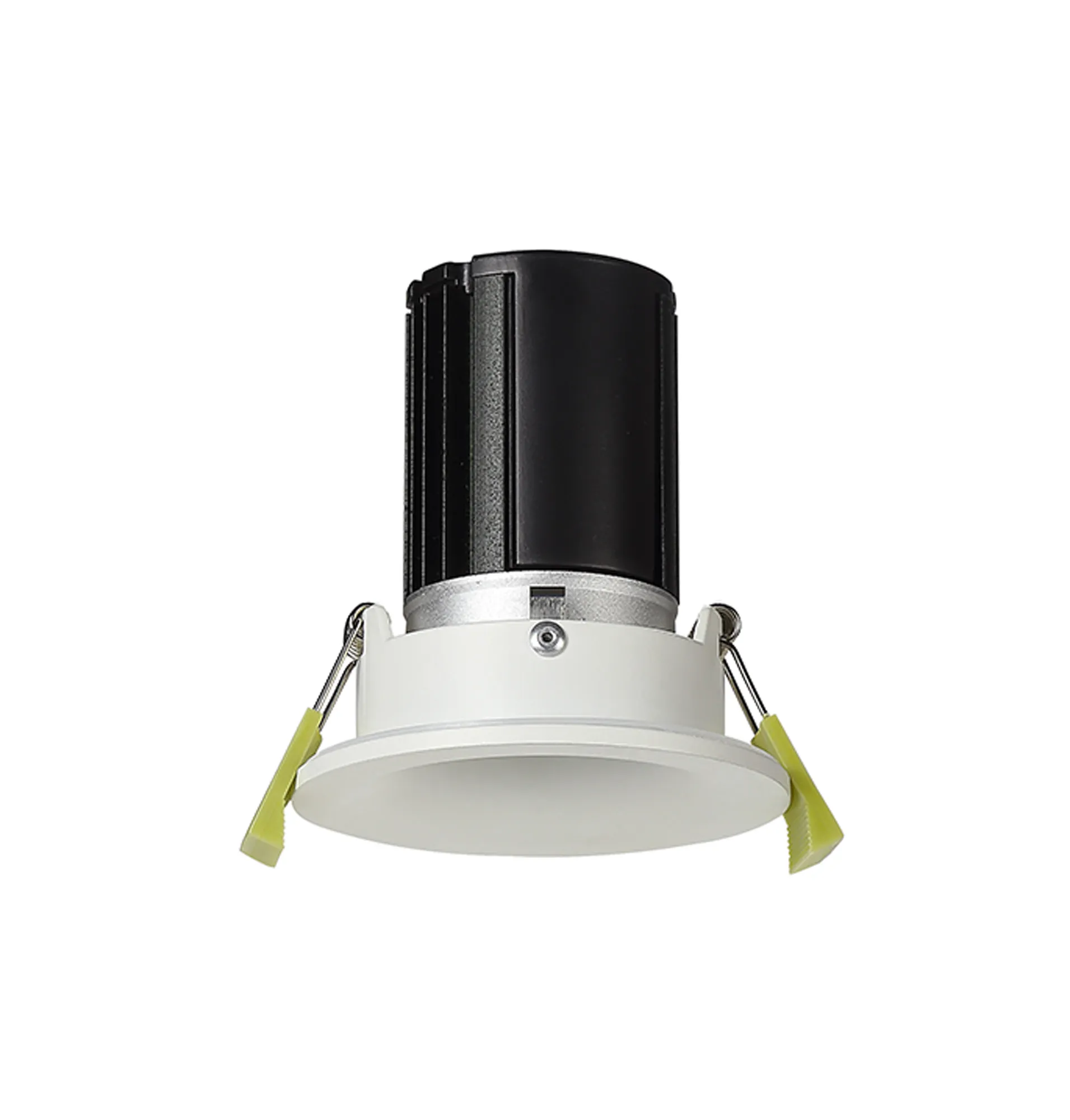 DM201523  Bruve 12 Tridonic powered 12W 2700K 1200lm 24° LED Engine,300mA , CRI>90 LED Engine Matt White Fixed Round Recessed Downlight, Inner Glass cover, IP65